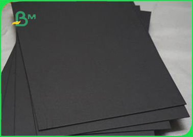 300 - 350 GSM One Side Coated Glossy Black Cardboard For Box Packing