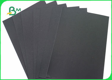 300 - 350 GSM One Side Coated Glossy Black Cardboard For Box Packing