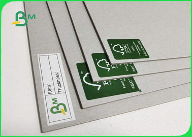 0.45mm - 4mm Eco - Friendly Grey Chipboard For Gift Boxes FSC Certified