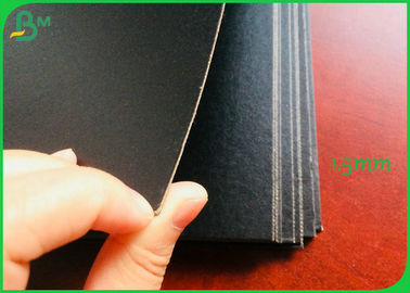 800GSM 1.2mm Both Side Coated Black Color Paper Board For Making High - End Gift Box