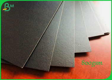 800GSM 1.2mm Both Side Coated Black Color Paper Board For Making High - End Gift Box