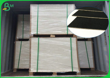 ISO Excellent Stiffness Grey Chipboard 70*100cm 600gsm 800gsm Black Board For Packaging Boxes