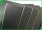 700*1000mm Hard Stiffness 600gsm 800gsm 900gsm Black Paper Board For Gift Boxes