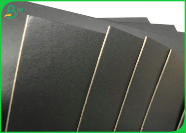700*1000mm Hard Stiffness 600gsm 800gsm 900gsm Black Paper Board For Gift Boxes