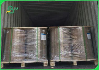 100% Food Grade PE Coated Wrapping 50gsm Kraft Paper Non - Fluorescent For Meat