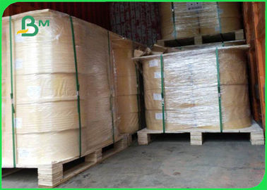 Red Printed Straw Paper Rolls Grade AA 60 / 120gsm for Drinking Paper Staw
