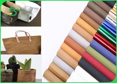 Washable Kraft Paper Natural Fabic Pulp 110 Yard Length 0.7mm 0.8mm