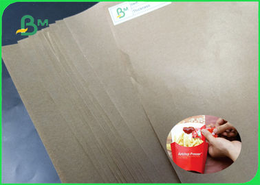 50gsm Kraft Paper with 10gsm Food grade Polythene paper for food packing