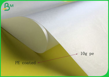 Food Grade PE Coated White Kraft Paper For Packing Bread Or Hot Fast Food