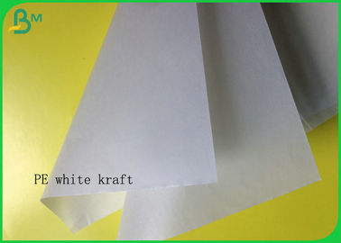 Food Grade PE Coated White Kraft Paper For Packing Bread Or Hot Fast Food