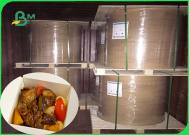 FDA & SGS Certified 280g + 10g Hydrophobic Coating Paper For Take - Out Boxes