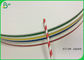 60GSM 120GSM 39.69CM Radius Stripe Printing Straw Paper With Food Grade Certified