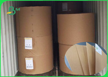 350gsm Tear Resistant 100% Wood Pulp Brown Kraft Liner Paper For Package