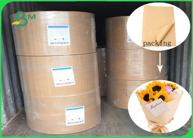 Pure Color Waterproof And Anti - Oil Brown Kraft Liner Paper For DIY Flowers Packing