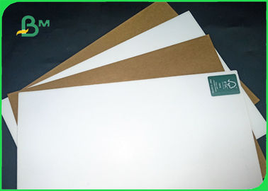 FDA Approved Smooth Surface 250 - 350g White / Brown Krft Paper For Food Packing