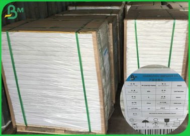 10G PE Coated 80G White Kraft Paper Coils For Making Disposable Takeaway Bag