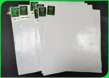 Thickness 30 - 350gsm PE Coated White Color Kraft Paper In Coils For Various Packing