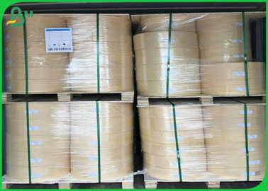 60G 120G 15MM 14MM Slit White Kraft Paper Roll For Colours Striped Paper Straws
