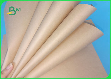 FDA Approved 100% Wood Pulp 40gsm - 80gsm Brown Kraft Liner Paper For Packing