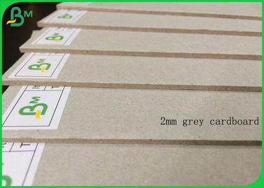 High Stiffiness 1.35MM 2MM Grade AAA Anti- Curl Grey Cardboard For Gift Box Making