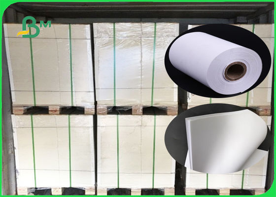 ISO 53GSM - 160GSM Pure Wood Pulp Offset Paper Great Whiteness 70 * 100CM