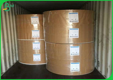 FDA Safe 80gsm+10gsm White Or Brown PE Coated Paper For Packing Food