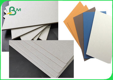 SGS Approved Colorful Laminated Grey Board Grade AAA / AA With 1MM 1.28MM 2MM 3.2MM