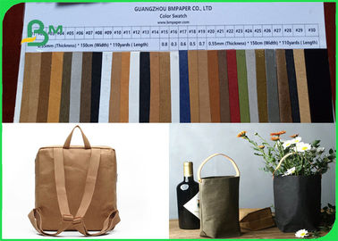 0.8mm Tough Stiff Wear Resistant Colorful Washable Kraft Paper For Bag