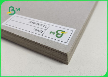 ISO 1MM - 2MM Smoothness Grey Chipboard Thickness Customized 70 * 100CM