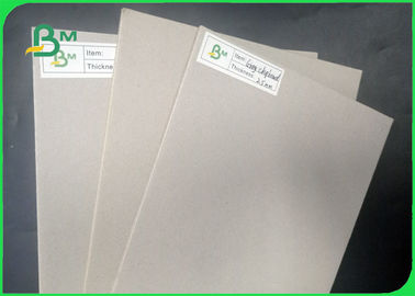 100% Recycled Pulp Good Stiffness 1.5 / 1.35 / 2.0mm Grey Chipboard For Packing