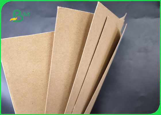ISO 70 * 100CM Brown Kraft Liner Board Natural ColorTear Resistant In Rolls