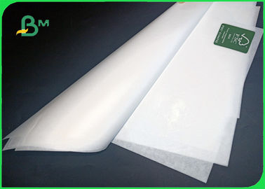 45 / 50gsm Hydrophobic Coating Food Grade MG Kraft Paper White Color For Packing