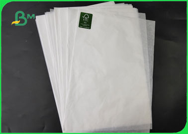 White Color One Side Glossy Kraft Paper Innoxious 30GSM 70CM 90CM 100CM