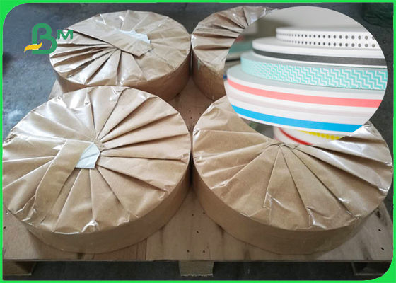 100% Food Grade Pink Straw Paper Rolls 60GSM With FDA Harmless And Innoxious