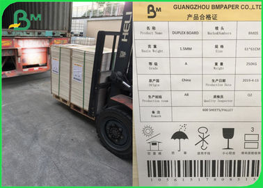 White Coated Duplex Board 300GSM Smooth Surface For Soap Packaging