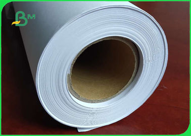 80GRAM Inkjet Plotter Paper In Rolls Core 3 Inch / 5 Inch For Designing