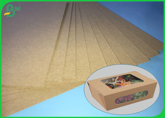 70 * 100cm 200gsm - 400gsm ISO SGS Brown Kraft Board For Making Boxes