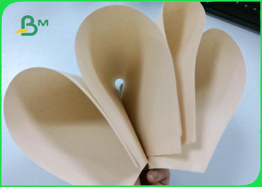 50gsm High Bursting Resistance Wood Pulp FDA Brown Kraft Paper For Paper Bags