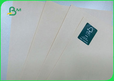 50gsm High Bursting Resistance Wood Pulp FDA Brown Kraft Paper For Paper Bags