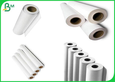 A0 80gsm 36inch * 150m Inkjet Plotter Paper Roll For Canon Plotter Printer