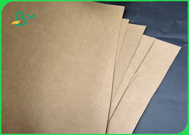 0.55 &amp; 0.8mm Thick Washed Paper Width 150cm Brown &amp; Black Color For DIY Crafts