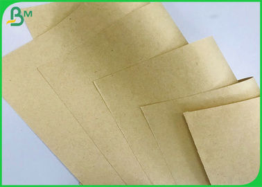 Recycled Pulp 50gsm Brown Kraft Paper Roll , Virgin Kraft Liner Board