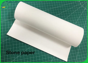 Waterproof And Durable 100UM 120UM 140UM Stone Paper Roll For Notebook