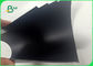 350gr 400gr Wood / Recycle Pulp Stable No Fading Black Cardboard For High - Grade Box