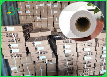 White Paper 20LB Bond Rolls With 2'' Paper Core For HP Length Custom - Made