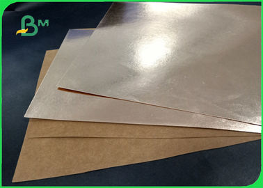 0.3 0.55 0.8mm Wear Resisting Rose Gold Color Washable Kraft Paper For Child Bags