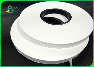 60gsm Degradable FDA White / Black Straw Bottom Paper Roll For Beverage