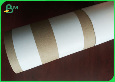 Recycled Kraft Liner White Top 170gsm In 24&quot; 30&quot; Roll Width High Strength