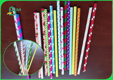 60gsm Various Colors Drinking Straw Paper Jumbo Rolls And 15mm For Party