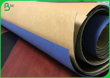 Gold / Silver / Red And Blue Fiber Paper Washable Kraft Paper For Making Handbags